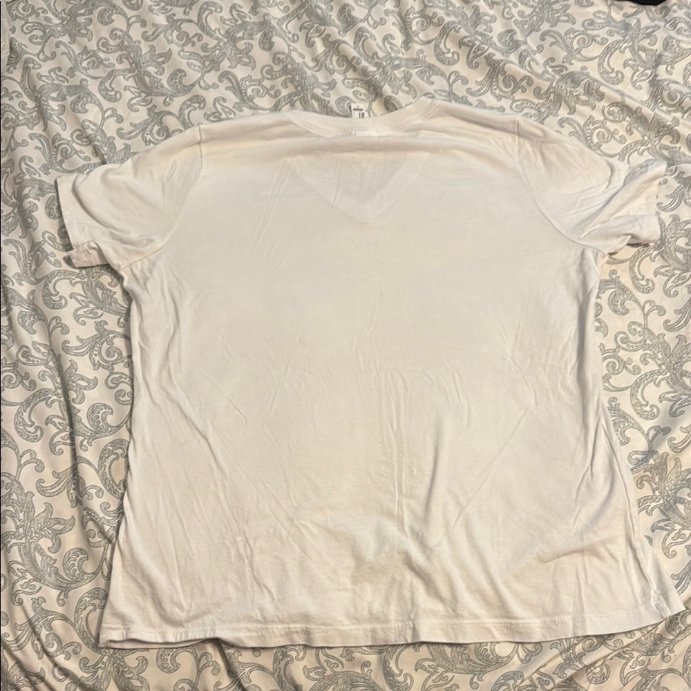 Bella Canvas White Short Sleeve Tee - Picture 3 of 3
